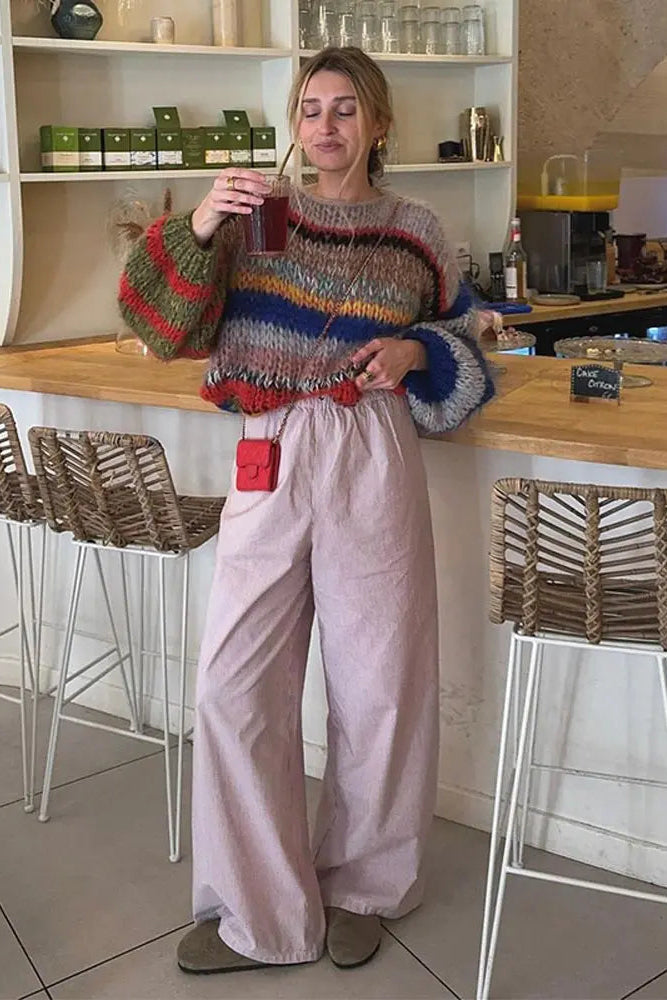 Multicolor Mohair Sweater for Women