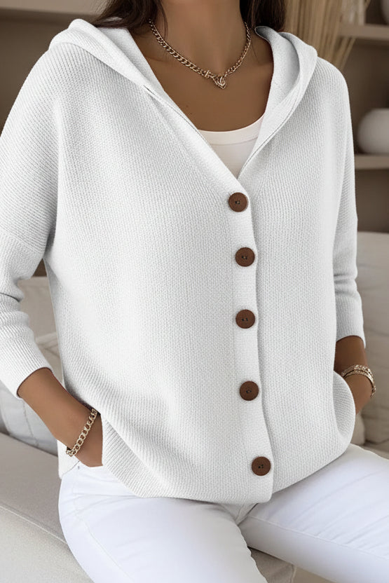 Women’s Soft Hooded Knit Cardigan